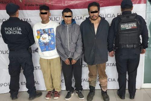 Detienen en Xonacatlán a tres hombres armados, posibles ladrones
